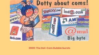 2000: The Dot-Com Bubble bursts
 
