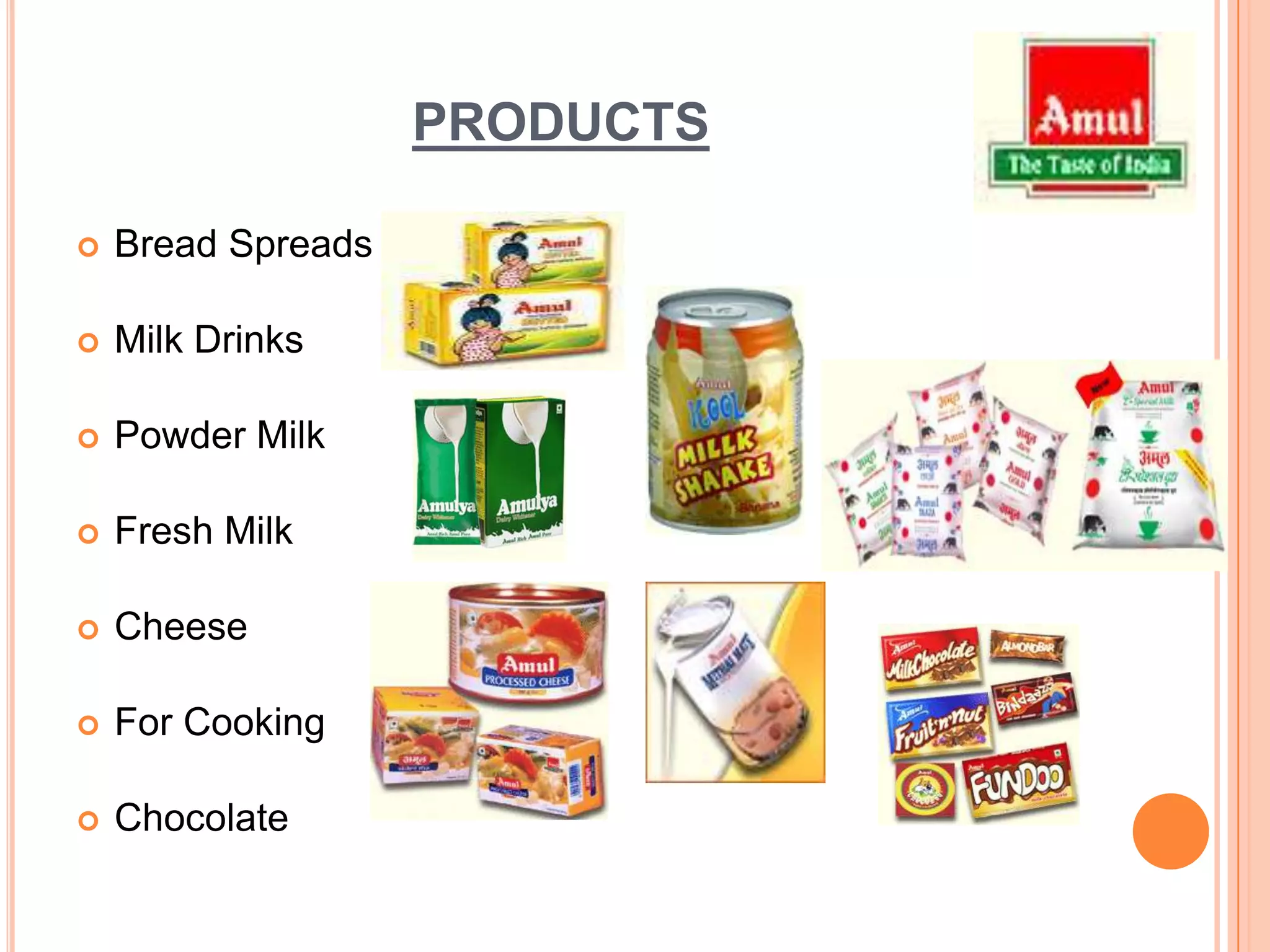 PRODUCTSBread Spreads Milk DrinksPowder Milk Fresh Milk Cheese For Cooking Chocolate