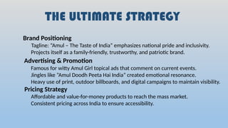 AMUL brand presentation for digital marketing | PPTX