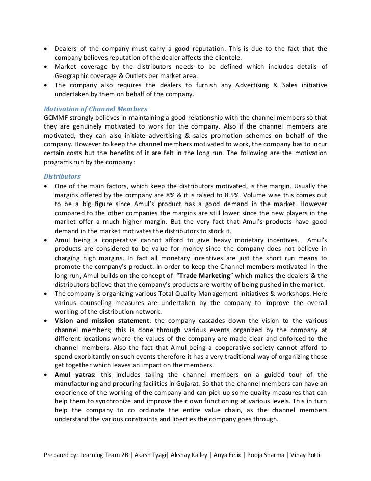 amul motivation Motivational strategy motivation is the process of indoctrinating sales people with the unity of purpose to maintain aharmonious relationship among each other in the sales organization. amul motivation Motivational strategy motivation is the process of indoctrinating sales people with the unity of purpose to maintain aharmonious relationship among each other in the sales organization.