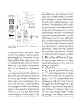 A multi modal biometric system using fingerprint , face and speech