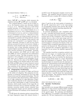 A multi modal biometric system using fingerprint , face and speech