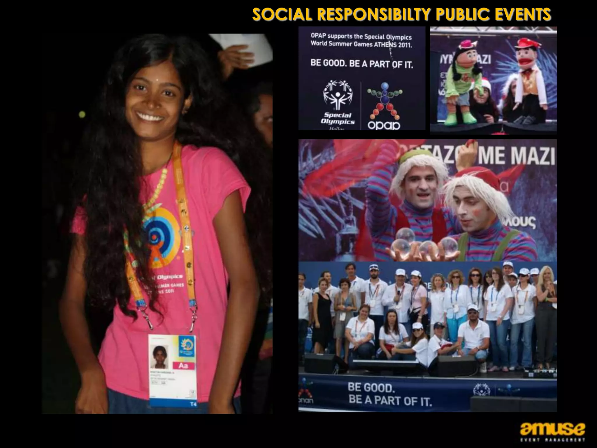 SOCIAL RESPONSIBILTY PUBLIC EVENTS
 