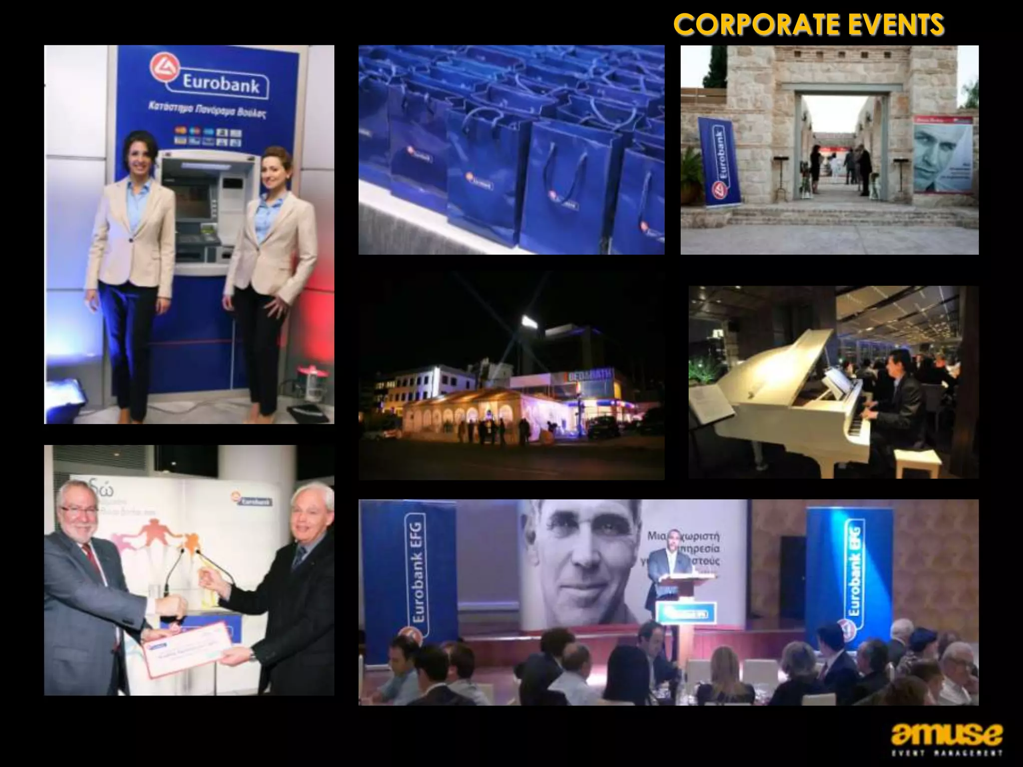 CORPORATE EVENTS
 