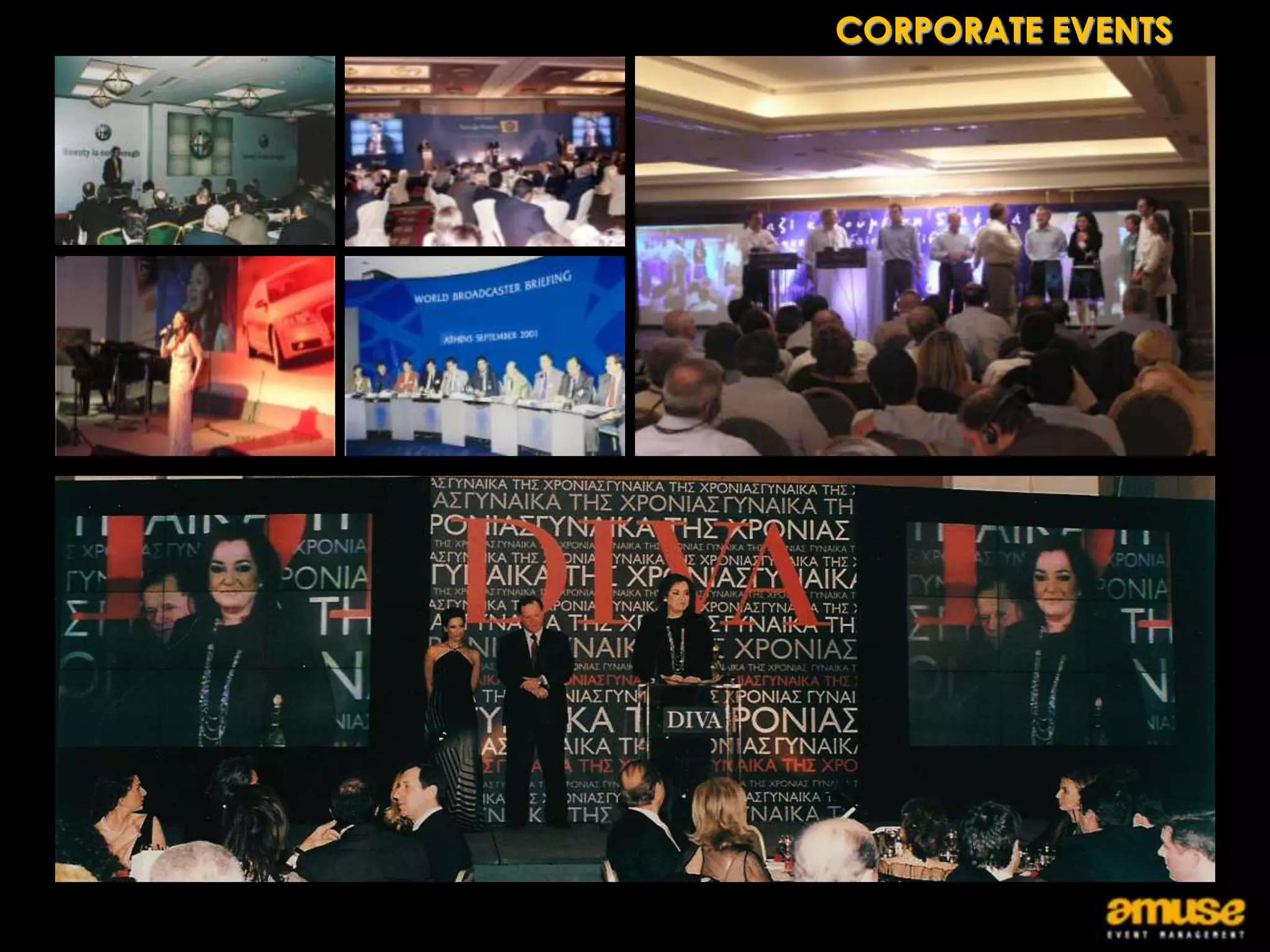 CORPORATE EVENTS
 