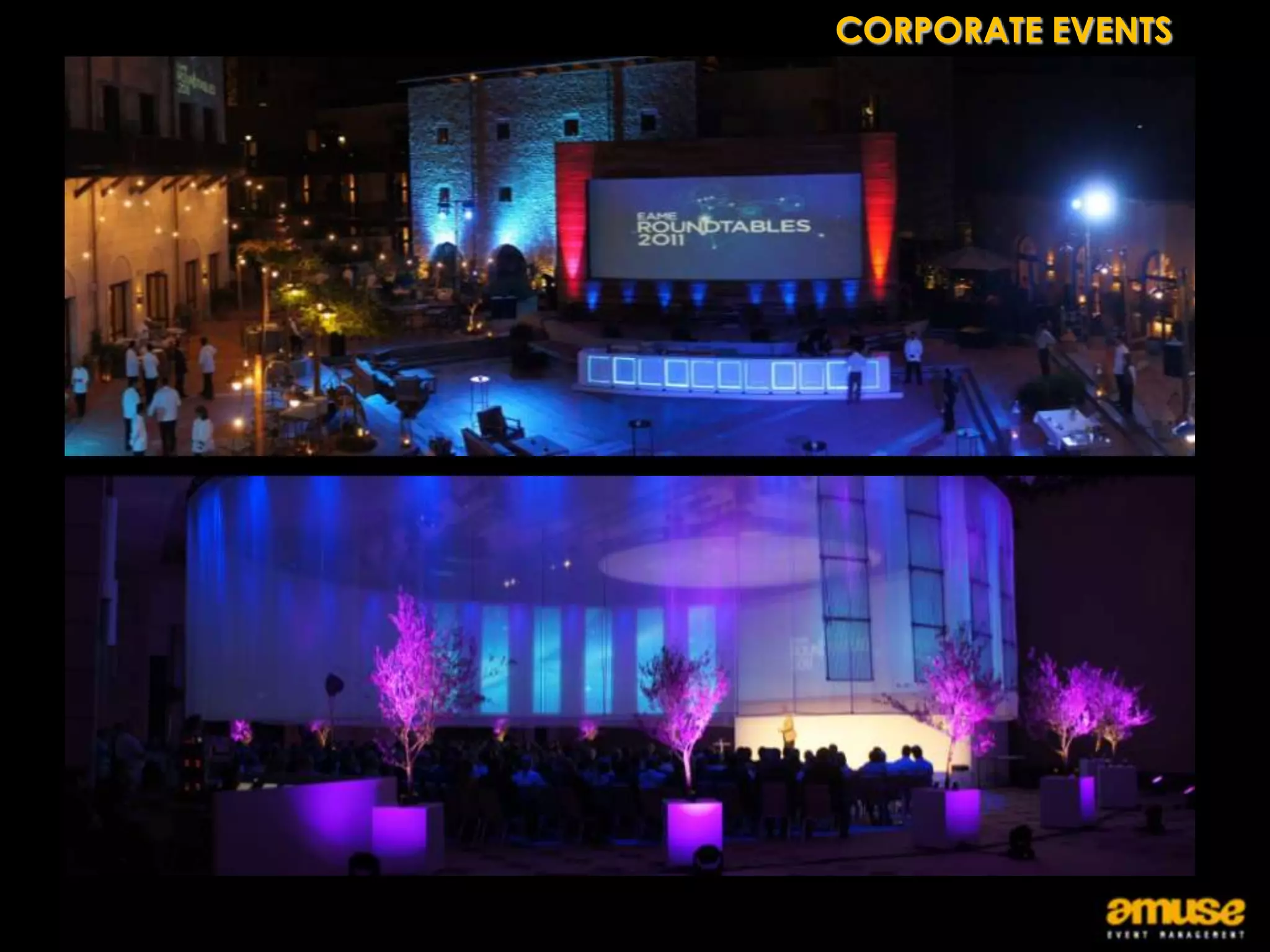 CORPORATE EVENTS
 