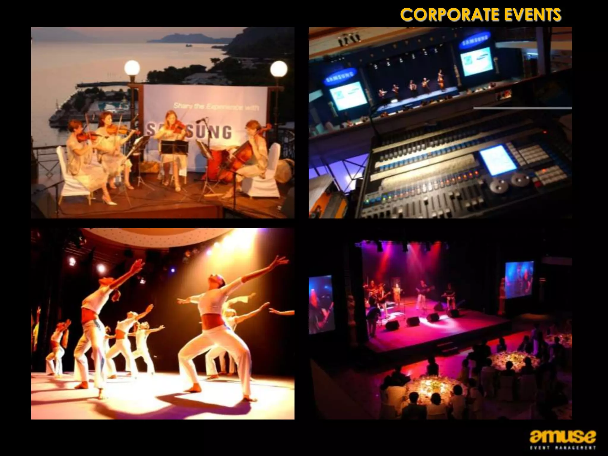 CORPORATE EVENTS
 