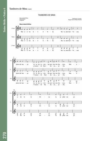 270 Ensino Médio • Prática 6 
Tambores de Mina (cont.) 
 