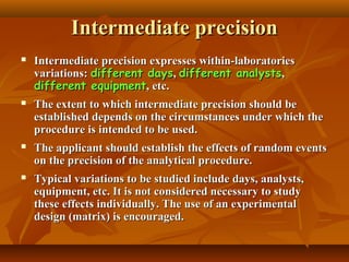 analytical method validation | PPT