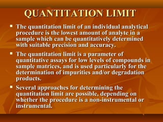 analytical method validation | PPT