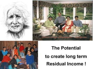 The Potential  to create long term  Residual Income !   