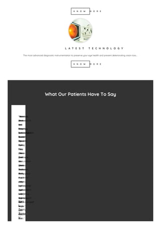 K N O W M O R E
L A T E S T T E C H N O L O G Y
The most advanced diagnostic instrumentation to preserve your eye health and prevent deteriorating vision loss…
K N O W M O R E
What Our Patients Have To Say
"Be
sure
to
check
out
Amwell
Eye
Care,
they
are
awesome
and
Dr.
Zhao
really
made
me
feel
like
I
was
at
home."
James
V.
"Went
there
last
Saturday
for
vision
check
and
a
new
pair
of
glasses.
Dr.
Zhao
was
very
professional
and
helpful.
Highly
recommended!"
Terry
T
"Dr.
Zhao
is
friendly,
professional,
and
cares
about
his
clients!
This
is
a
brand
new
wonderful
place
for
eye
care!"
Ken
L.
"Dr.
Zhao
was
very
knowledgeable
and
attentive
during
my
Ortho-
K
consultation
and
treatment.
Throughout
the
process,
he
explained
everything
to
me
in
a
concise
and
easy
"Fantastic
service
and
a
wonderful
Doctor.
It's
a
new
place
and
it's
worth
the
visit.
A
very
friendly
environment
and
free
wifi
while
you
wait.
I
highly
"New
to
the
area
and
found
Amwell
Eye
Care
after
reading
the
other
reviews.
I
was
able
to
get
an
appointment
the
day
after
I
first
called
"Reliable,
professional
and
kind.
Great
location
as
well.
I
am
glad
I
chose
Dr.Zhao
as
my
new
eye
doctor.
Will
definitely
come
back
for
future
visits."
"Be
sure
to
check
out
Amwell
Eye
Care,
they
are
awesome
and
Dr.
Zhao
really
made
me
feel
like
I
was
at
home."
James
V.
"Went
there
last
Saturday
for
vision
check
and
a
new
pair
of
glasses.
Dr.
Zhao
was
very
professional
and
helpful.
Highly
recommended!"
Terry
T
 