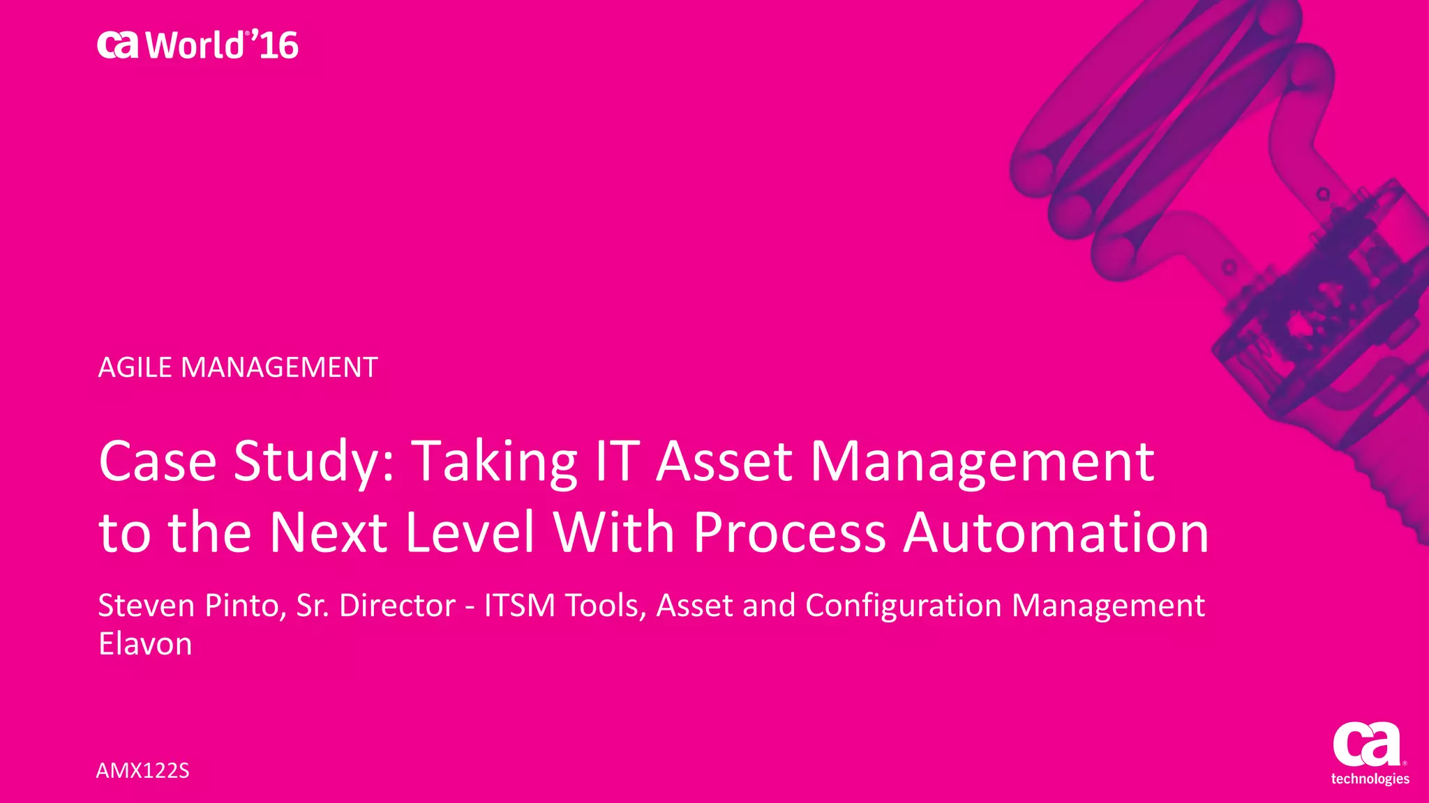 Case Study Taking IT Asset Management to the Next Level With Process