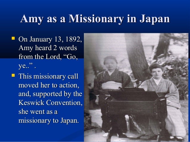 a biography of amy carmichael a protestant christian missionary in india Amy carmichael's wiki: amy wilson carmichael (16 december 1867 – 18 january 1951) was a protestant christian missionary in india, who opened an orphanage and founded a mission in dohnavur she served in india for 55 years without furlough and wrote many books a. a biography of amy carmichael a protestant christian missionary in india Amy carmichael's wiki: amy wilson carmichael (16 december 1867 – 18 january 1951) was a protestant christian missionary in india, who opened an orphanage and founded a mission in dohnavur she served in india for 55 years without furlough and wrote many books a.