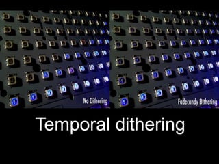 Temporal dithering
 