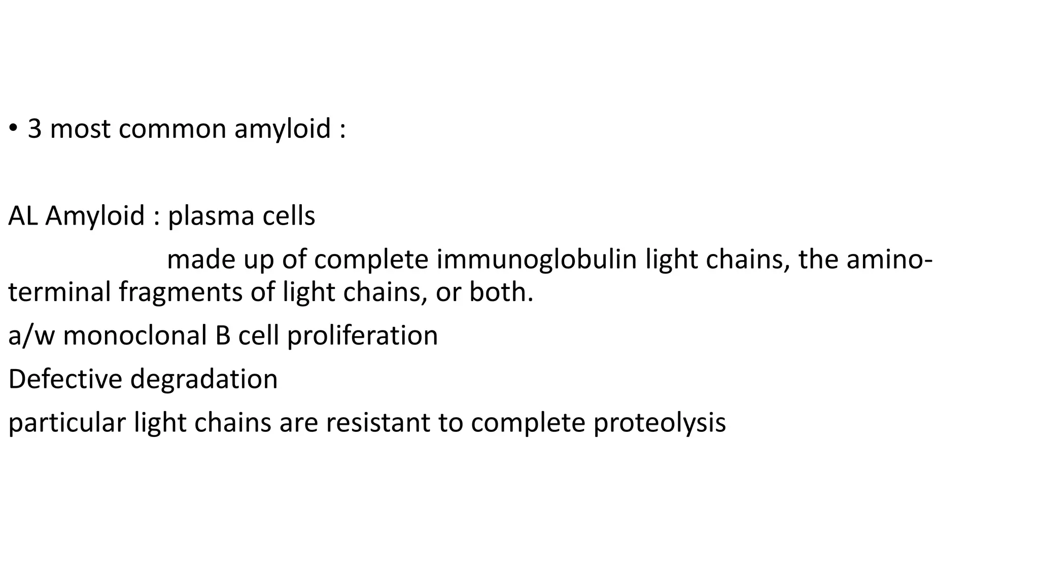 Amyloidosis | PPTX | Blood Disorders | Diseases and Conditions