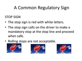 Stop Sign Process Requirement Traffic_Laws.ppt