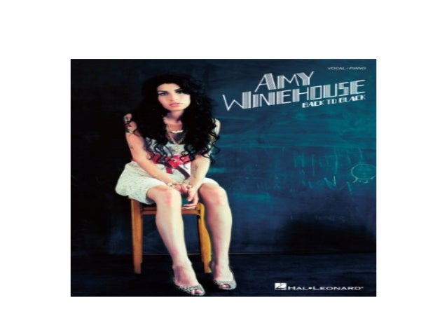 Hardcover Library Amy Winehouse Back To Black Songbook Vocal Piano