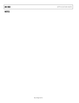 AN-960 APPLICATION NOTE
Rev. 0 | Page 10 of 12
NOTES
 