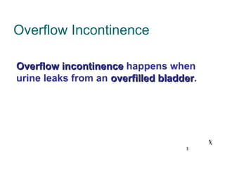 Overflow Incontinence Algorithm An-Approach-to-Clinical-Problem-Solving.ppt
