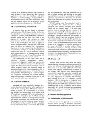 An Approach to Software Testing of Machine Learning Applications | PDF