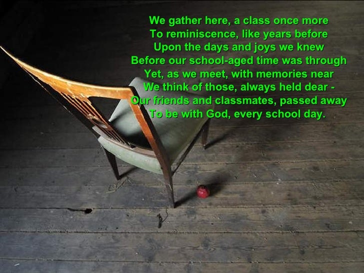 An Empty Chair