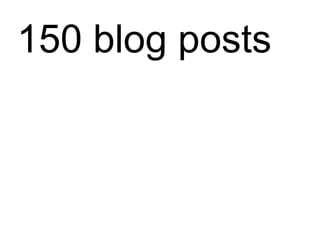 150 blog posts 