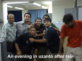 An evening in uzanto after rain