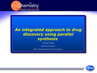 An integrated approach to drug discovery using parallel synthesis   Graham F Smith Sandwich Chemistry Pfizer Global Research and Development 