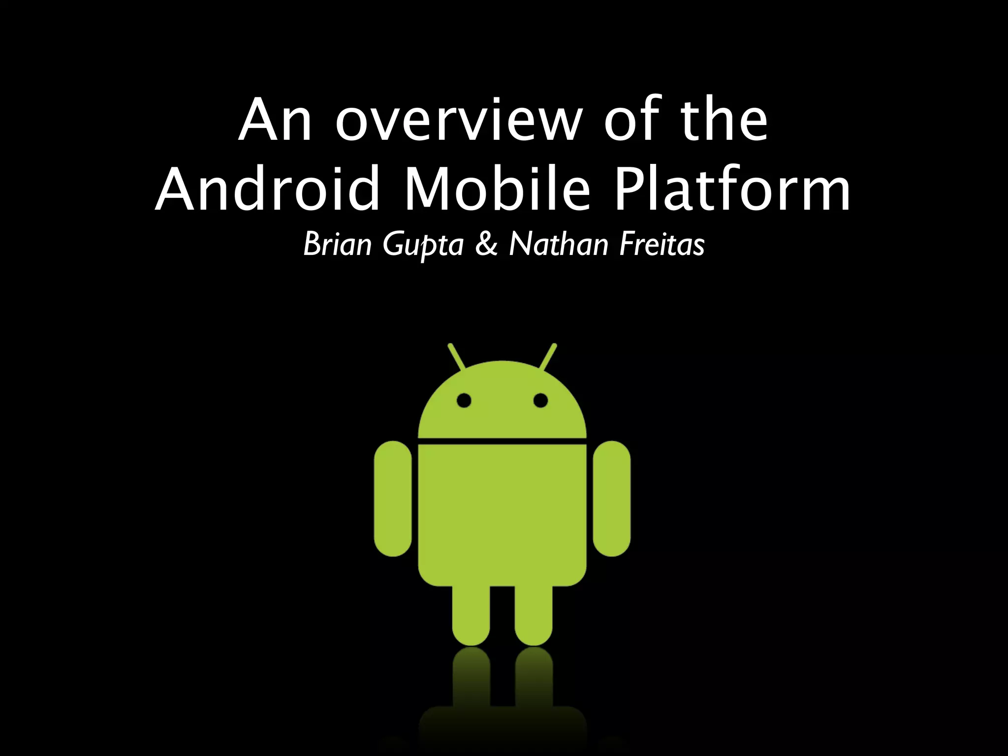 An Introduction To Android