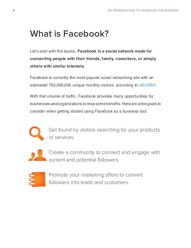 an introduction to facebook for business pdf