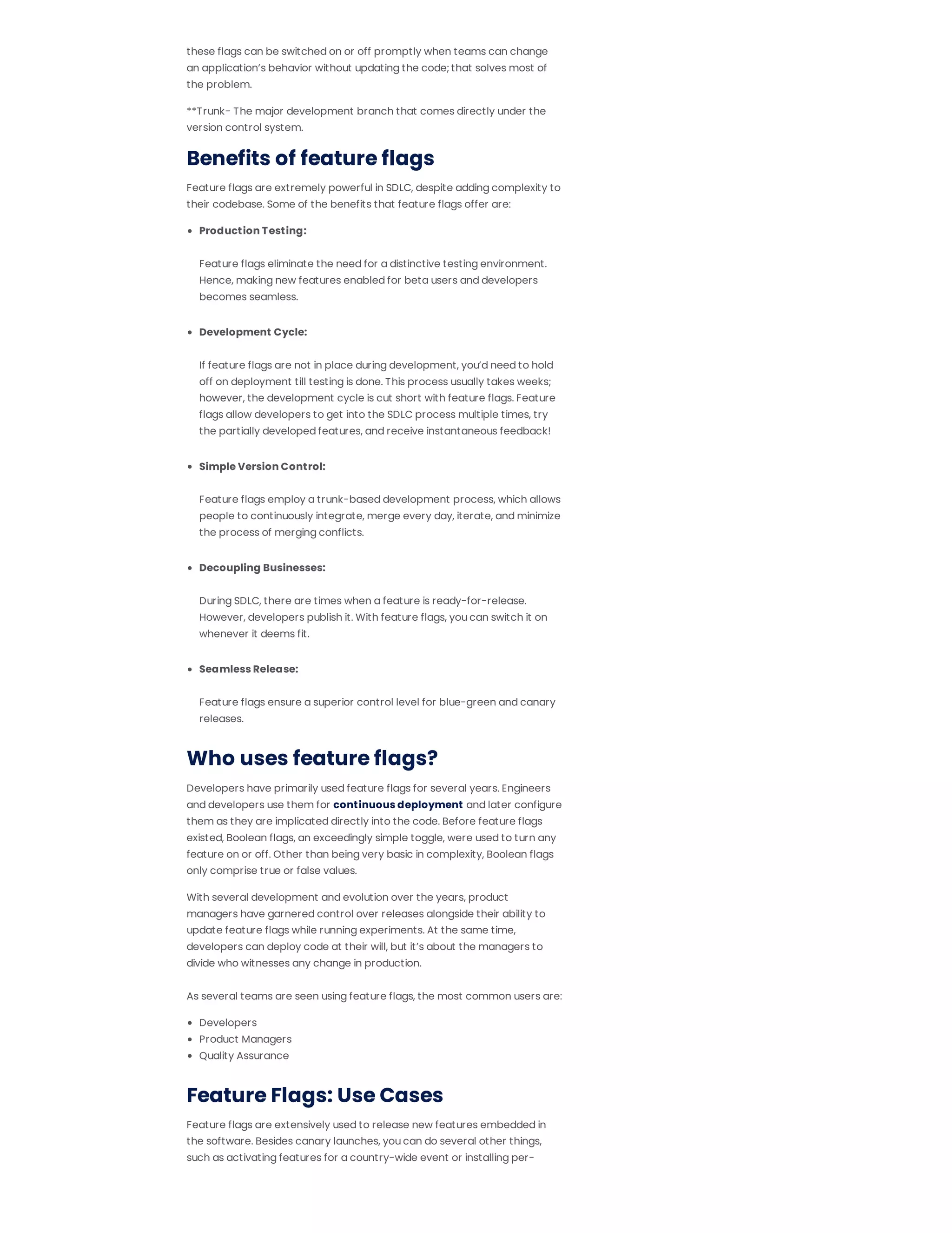An Introduction to Feature Flags | PDF