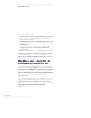 An Introduction to Feature Flags | PDF image.