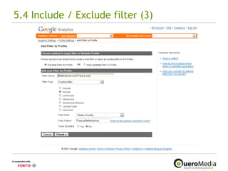 5.4 Include / Exclude filter (3) 