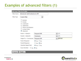 Examples of advanced filters (1) 