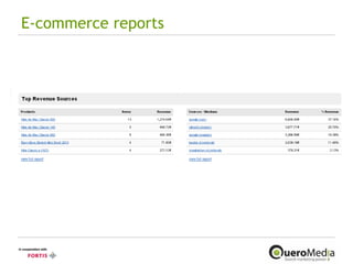 E-commerce reports 