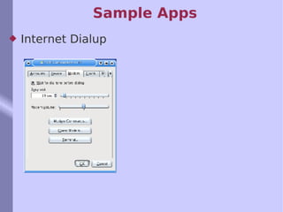 Sample Apps Internet Dialup 
