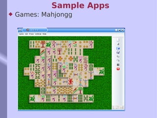 Sample Apps Games: Mahjongg 