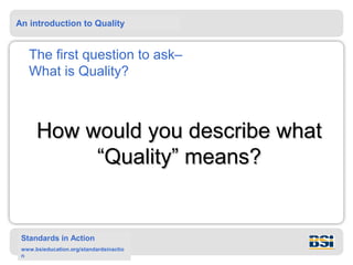 An introduction-to-quality | PPT