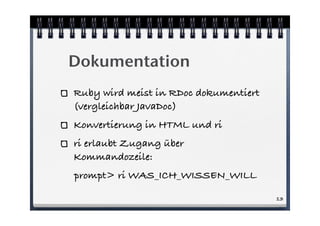 An Introduction to Ruby