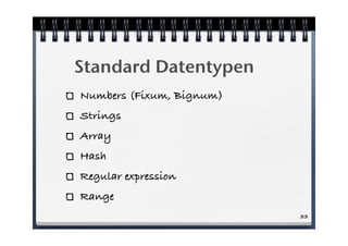 An Introduction to Ruby