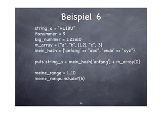 An Introduction to Ruby