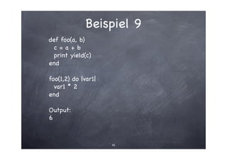 An Introduction to Ruby