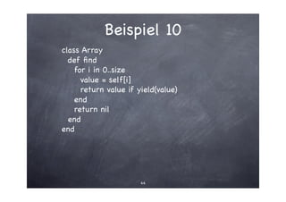An Introduction to Ruby