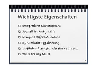An Introduction to Ruby