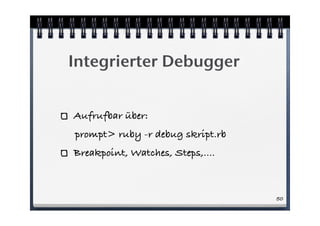 An Introduction to Ruby