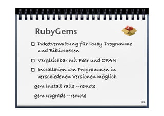 An Introduction to Ruby