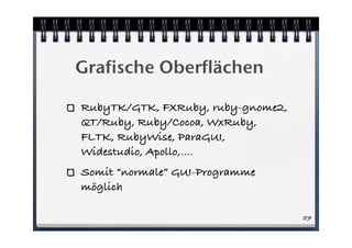 An Introduction to Ruby