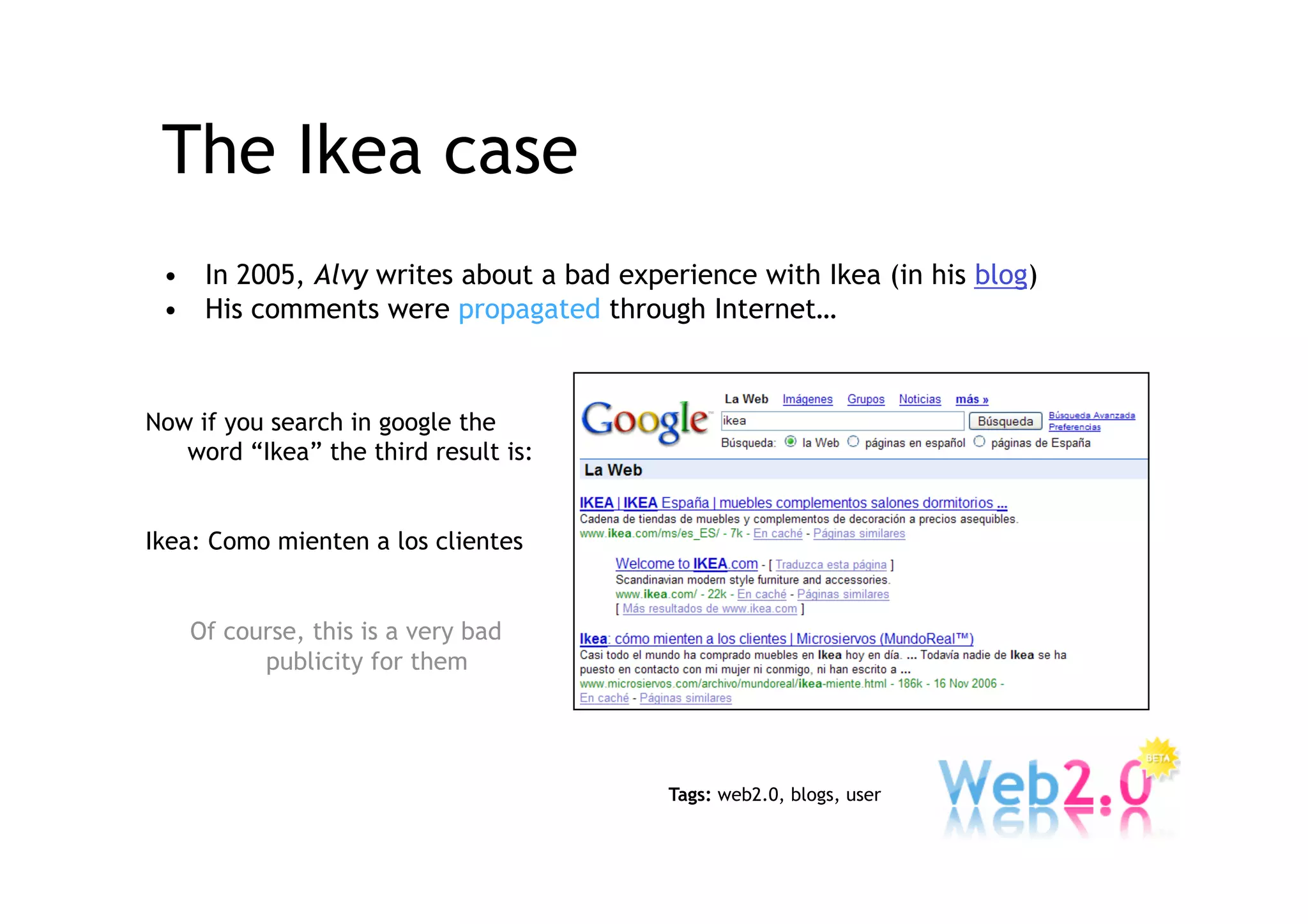 An introduction to Web 2.0: The User Role