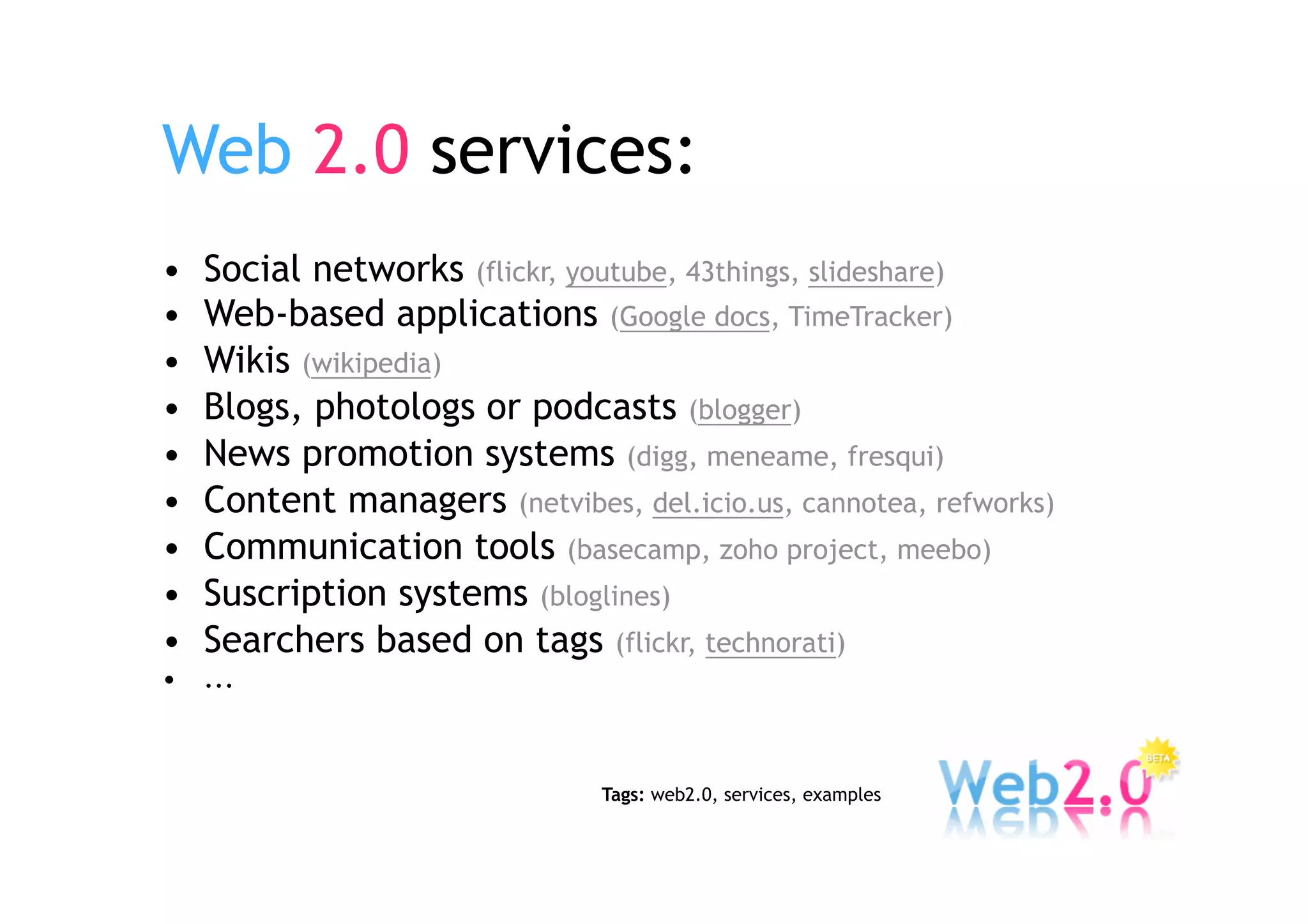 An introduction to Web 2.0: The User Role
